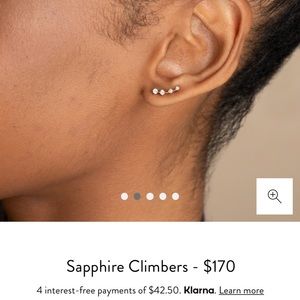 Mejuri Sapphire Climbers